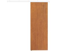 HOMCOM Porta Scorrevole Esterna Muro 75x210 cm, Binario Silenzioso in Lega di Alluminio, Kit Ferramenta, Guida, Porta da Interno in Stile Minimalista, in MDF, Impermeabile, per Cucina, Bagno, Ufficio