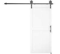 HOMCOM Porta Scorrevole Stile Industriale, 81.3x213.4cm, Legno