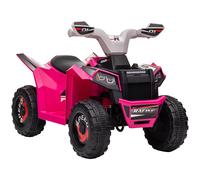 Homcom Quad elettrico per bambini 18-36 mesi 70X41,5X48,5 cm Rosa