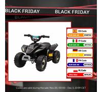 Homcom Quad Elettrico per Bambini 18 Mesi 6V Avanti Indietro 72X40X45,5Cm