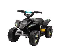 HOMCOM - Quad Per Bambini Elettrico Con Batteria Ricaricabile 6v - Nero - SPEDIZIONE GRATUITA