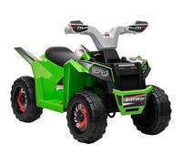 HOMCOM Quad per Bambini 18-36 Mesi in PP e Metallo Velocità max 2.5 km/h