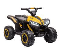 HOMCOM Quad per Bambini 3-5 Anni 12V, 2 Velocità, Ruote con Sospensioni