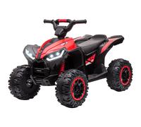 HOMCOM Quad per Bambini Elettrico 12V Ruote con Sospensioni 2 Velocità