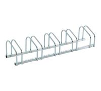 HOMCOM Rastrelliera Portabici per 3-6 Biciclette Smontabile