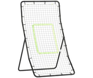 Homcom Rete Elastica Rimbalzo Calcio/Rugby, Rimbalzatore Portatile, Allenamento Versatile, 90x80x140cm Aosom
