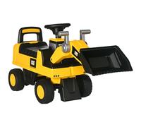 HOMCOM Macchina Cavalcabile per Bambini 18-36 Mesi in PP e Metallo Giallo e Nero