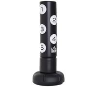 HOMCOM Sacco da boxe in piedi 176 cm Adulto Sacco da boxe in piedi con supporto e cuscinetto in vinile Boxing Partner Boxing Trainer Adatto a professionisti e principianti Nero