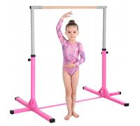HOMCOM Sbarra Ginnastica Artistica per Bambini, Altezza Regolabile, Viola