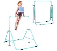 HOMCOM Sbarra per Trazioni Pieghevole Bambini 154x106.2x88.5-128.5cm Verde
