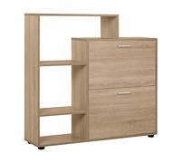 HOMCOM Scarpiera Portascarpe Design Moderno Elegante Salvaspazio 20 paia da Ingresso in Legno 101,5 x 25,5 x 98 cm
