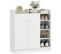 HOMCOM Scarpiera Salvaspazio e Moderna in Legno 12 Paia Scarpe