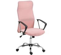 HOMCOM Sedia da Ufficio Ergonomica Altezza Regolabile Schienale a Rete