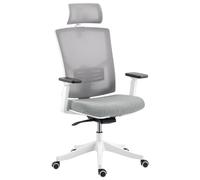 HOMCOM Sedia Ergonomica Girevole con Supporto Lombare Dinamico 4D Multicolore