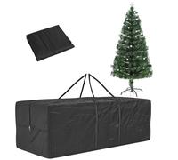HOMCOM Set 2 Pezzi con Albero di Natale 150 cm con 180 Luci e Borsa da Trasporto
