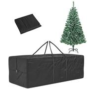 HOMCOM Set 2 Pezzi con Albero di Natale 150 cm con 416 Rami e Borsa da Trasporto