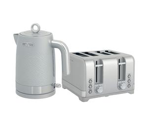 HOMCOM Set bollitore e tostapane, bollitore rapido 1,7 L 2200 W con termostato Aosom Italy