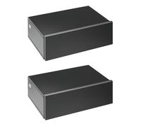 Homcom Set di 2 comodini galleggianti con 1 cassetto a parete Design Stile moderno 40X30X15 cm