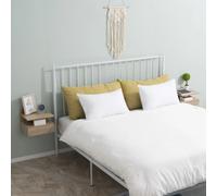 HOMCOM Set di 2 comodini galleggianti con 1 cassetto e ripiano 35x32x22,5 cm