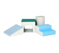 HOMCOM Set di 4 Blocchi di Costruzione Morbidi per Bambini Multicolore 1