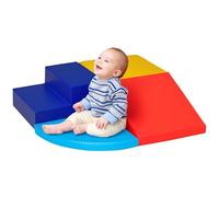 HOMCOM Set di 4 Costruzioni Morbide per Bambini 1-3 Anni Multicolore
