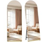 HOMCOM Specchio a corpo intero curvo, 160 x 50 cm, specchio da terra senza cornice