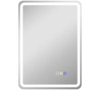 HOMCOM Specchio a Muro LED con Bluetooth e Illuminazione Regolabile 70x50x3.5 cm
