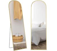 HOMCOM Specchio da Parete e Terra con Supporto Pieghevole 50x161.5cm