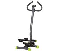 HOMCOM Stepper con Manubrio, Schermo LCD Piatto, Resistenza Regolabile
