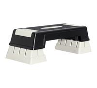 HomCom Stepper Professionale da Aerobica Fitness in Plastica Step Multifunzione Ottimo per Aerobica E Fitness Aosom