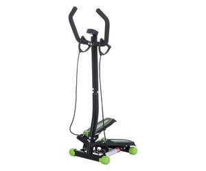 HOMCOM Stepper Professionale con Manubrio e Corde per Allenamento a Casa