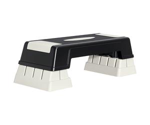 HomCom Stepper Professionale da Aerobica Fitness in Plastica Step Multifunzione Ottimo per Aerobica E Fitness Aosom