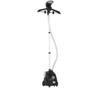 HOMCOM Stiratrice Verticale a Vapore 1950W da 1.4L 26x21.5x29 cm Nero