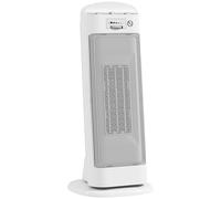 HOMCOM Stufa Elettrica 2000W 4 Modalità Riscaldamento Regolabile Oscillante 55°