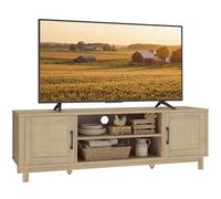 HOMCOM Supporto TV 135cm per TV fino a 65 pollici Quercia