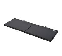 HOMCOM Tappetino da Ginnastica Pieghevole, Materassino Fitness Spesso 5 cm e Antiscivolo, Tappeto da Palestra Salvaspazio per Yoga e Pilates, 180x60 cm, Nero