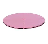 HOMCOM Tappetino protettivo per bacchette da ballo, diametro 150 cm, spessore 5 cm, tappetino di sicurezza pieghevole, tappetino di sicurezza portatile, tappetino di sicurezza ammortizzante