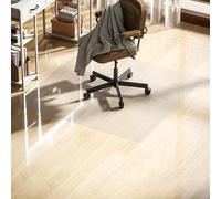 HOMCOM Tappeto Salvapavimento 120x120 cm in Plastica Trasparente per Sedia