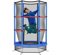 HOMCOM Trampolino Elastico per Bambini 3-6 Anni con 3 Ingressi