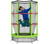 HOMCOM Trampolino Elastico per Bambini 3-6 Anni con 3 Ingressi