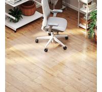 HOMCOM Tappeto Salvapavimento 120x120 cm in Plastica Trasparente per Sedia
