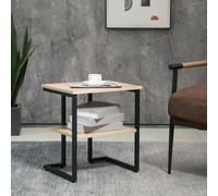 HOMCOM tavolino da salotto a 2 ripiani per camera da letto muslimate