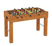 Homcom Tavolo da biliardino professionale in legno con 8 barre e 2 palline 122X61X80,7 cm