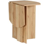 HOMCOM Tavolo da Pranzo, Tavolo Pieghevole Salvaspazio da Cucina e Soggiorno in Legno 90x60x74cm, Quercia