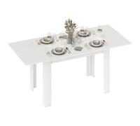 HOMCOM Tavolo da Pranzo Allungabile da 6-8 Posti, 140-180 x 80 cm