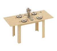 HOMCOM Tavolo da Pranzo Allungabile da 6-8 Posti, 140-180 x 80 cm