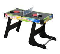 Homcom Tavolo multigioco 4 in 1 Design Babyardino Hockey Biliardo Ping-Pong