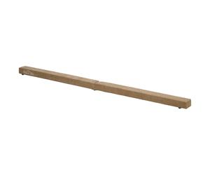 HOMCOM Trave da ginnastica pieghevole per allenamento dell'equilibrio, 210x10x6.5 cm, marrone Aosom Italy