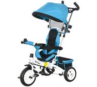 HOMCOM Triciclo Bambini 1-5 Anni con Maniglione e Cintura di Sicurezza