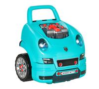 Homcom Truck Engine Toy per +3 Anni 61 Pezzi 40X39X47Cm Turchese